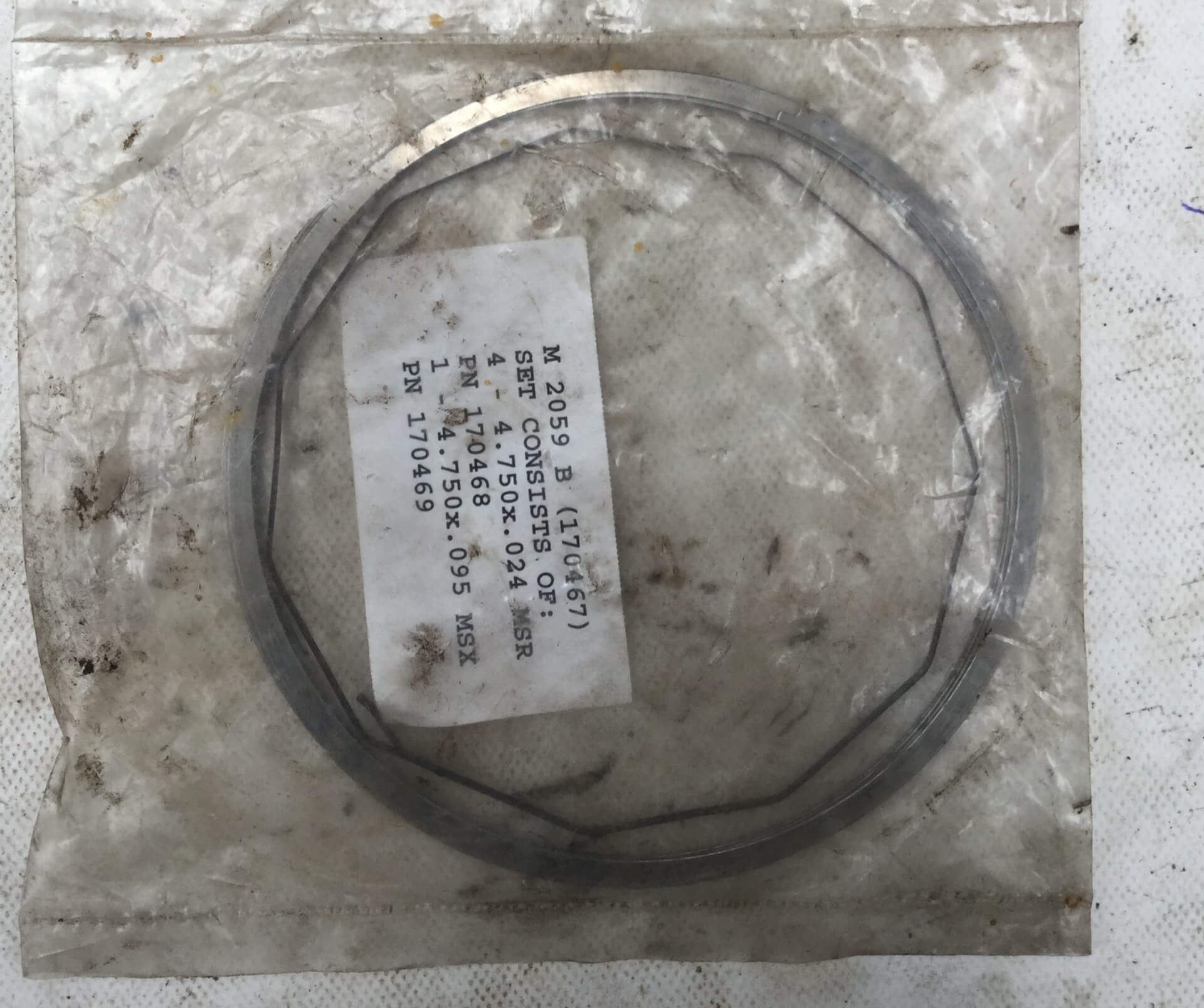 Conjunto Láminas para sacar juego axial de cojinetes (4.750*0.42) +Expansor 4.750*0.095