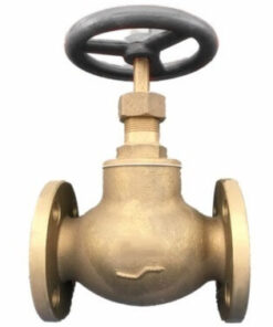 Válvula globo recta sin retención,con bridas ciegas, cuerpo bronce, Ø15mm a Ø65mm