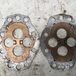 Placa de bomba de aceite de engranje