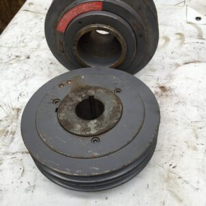 Poleas p/2 correas, V; eje 1-3/4; Øe220"