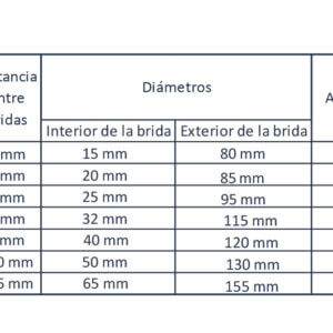 Alternative view of Válvula globo en ángulo sin retención, con bridas ciegas, cuerpo bronce, medidas Ø15mm a Ø65mm