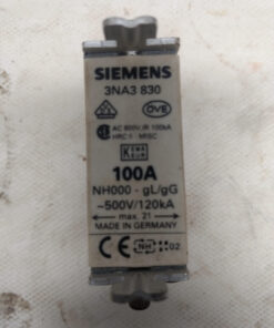 Fusibles Siemens N4000-gl/gG 100A