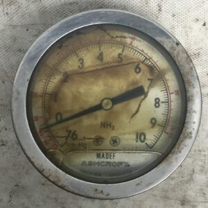 Vacuometro para amoniáco