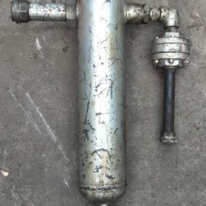 Botellón de purga de compresor de aire con válvula de retención