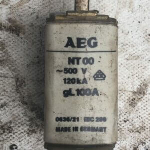 Fusibles AEG gl100A, tipo NT00
