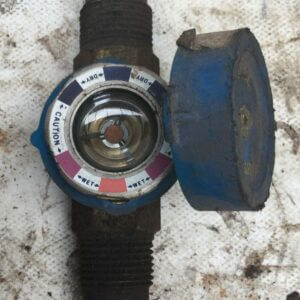 Nivel de líquido frigorífico