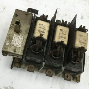 Seccionador fusible 250A 660V con fusible tipo gT 125 A