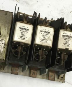 Seccionador fusible 400A 600V con fusibles tipo gL 125A
