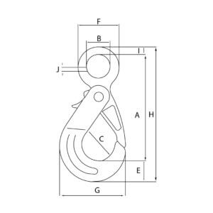 Alternative view of Gancho automático G80